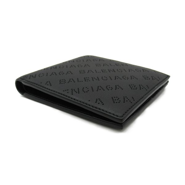 2101217523653 2 Balenciaga Bifold Wallet Calf Black