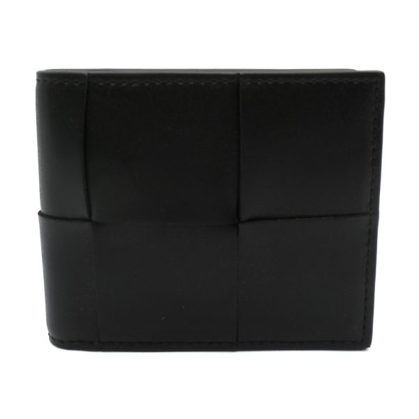 2101217541848 1 Bottega Veneta Bifold Wallet Calf Cowhide Black