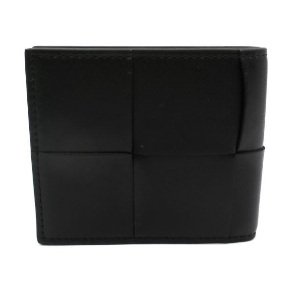 2101217541848 2 Bottega Veneta Bifold Wallet Calf Cowhide Black