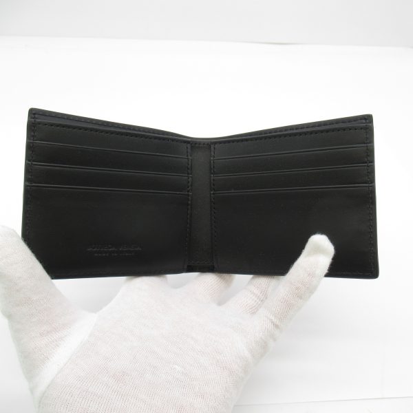 2101217541848 5 Bottega Veneta Bifold Wallet Calf Cowhide Black