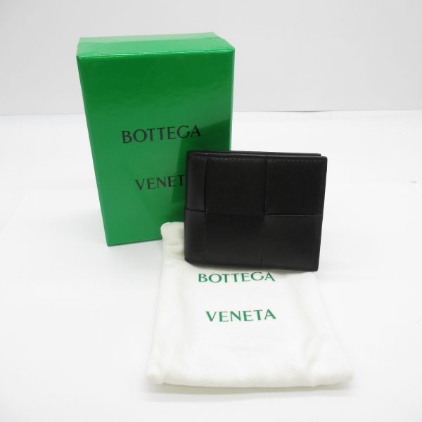 2101217541848 7 Bottega Veneta Bifold Wallet Calf Cowhide Black