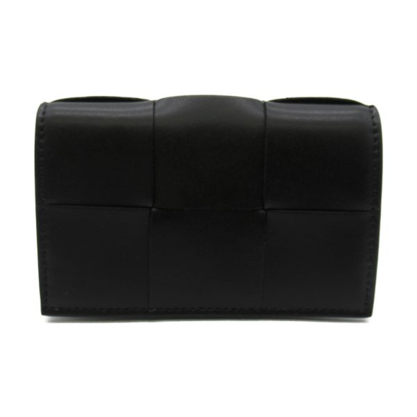 2101217541855 1 Bottega Veneta Card Case Accessory Leather Black