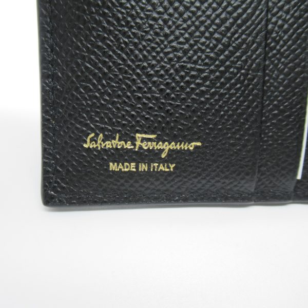 2101217559423 6 Salvatore Ferragamo Bifold Wallet Leather Series Black