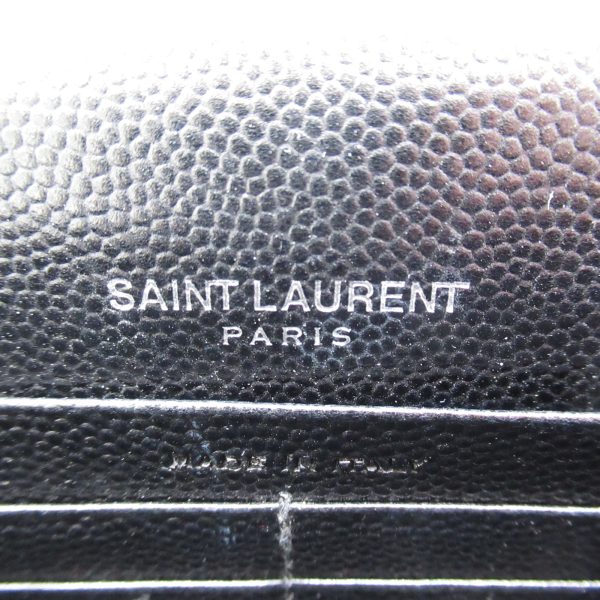 2101217569453 9 Yves Saint Laurent Chain Wallet Shoulder Bag in Leather Black