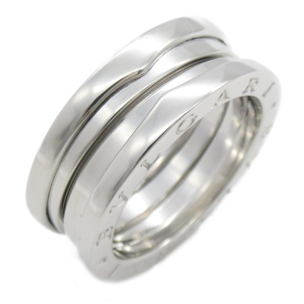 2101217579216 1 Bulgari B Zero1 3 band Ring K18WG White Gold