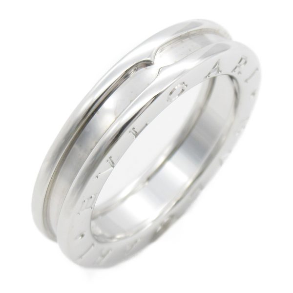 2101217586689 1 Bvlgari BVLGARI B zero1 1 Band Ring K18WG Mens Womens Silver