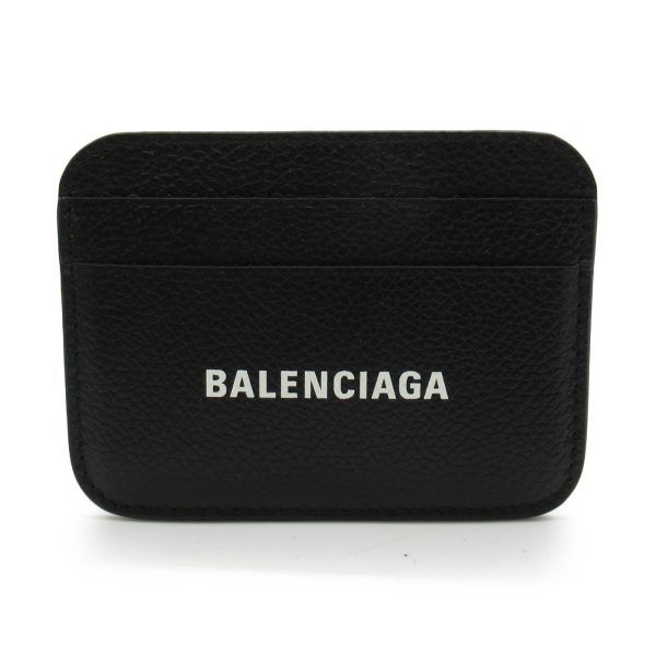 2101217605175 1 Balenciaga Card Case Calf Black