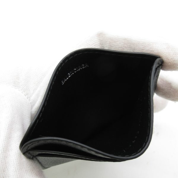 2101217605175 5 Balenciaga Card Case Calf Black