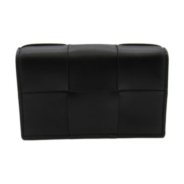 2101217605311 2 Bottega Veneta Card Case Accessory Leather Black