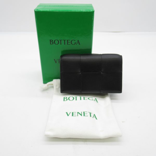 2101217605311 8 Bottega Veneta Card Case Accessory Leather Black