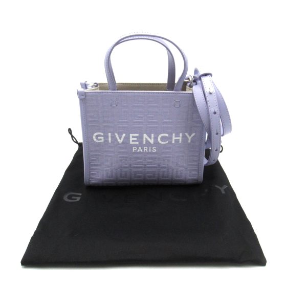 2101217607575 6 Givenchy G Tote Mini Canvas 2way Shoulder Bag Canvas Purple