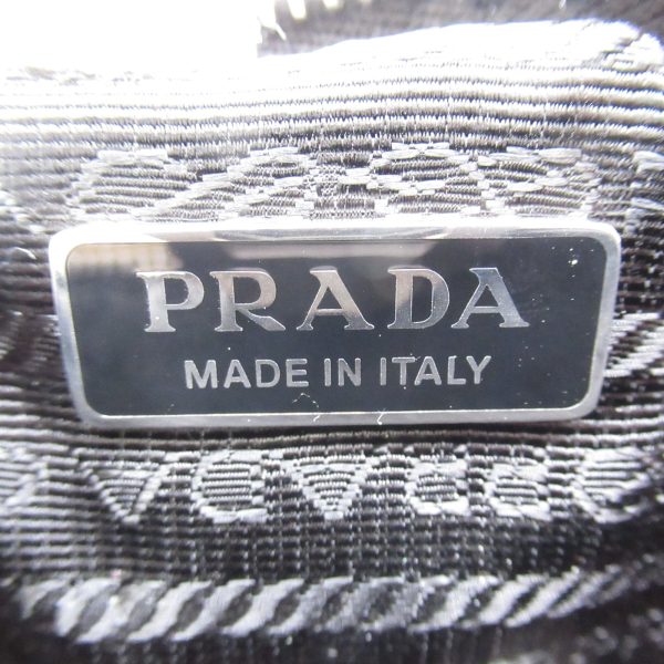 2101217627108 6 Prada Coin Key Case with Strap in Nylon Black