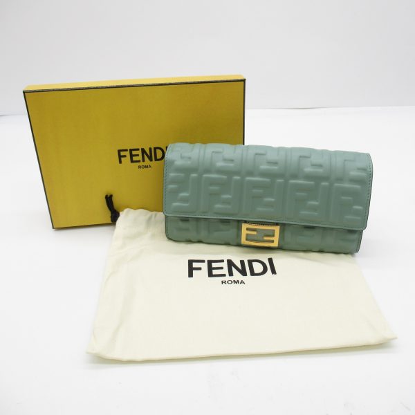 2101217627344 7 Fendi Bifold Wallet Bifold Wallet Wallet Leather Green