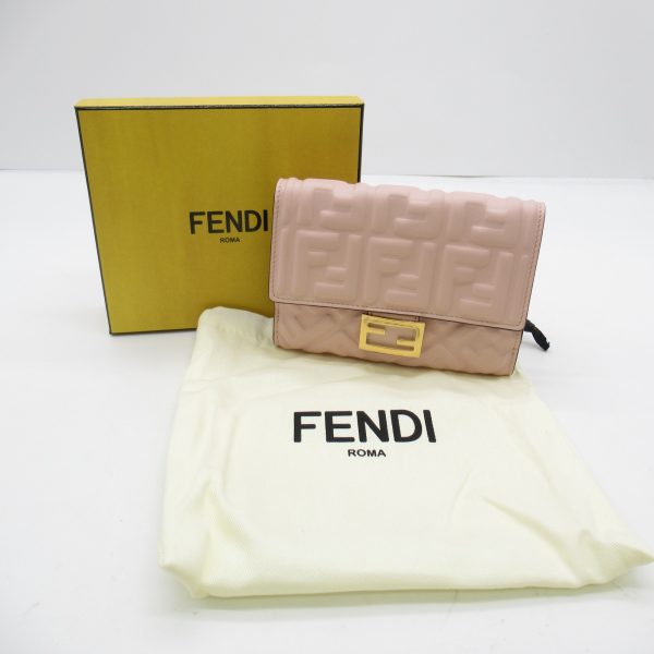 2101217627429 8 Fendi Bifold Wallet Bifold Wallet Wallet Leather Pink