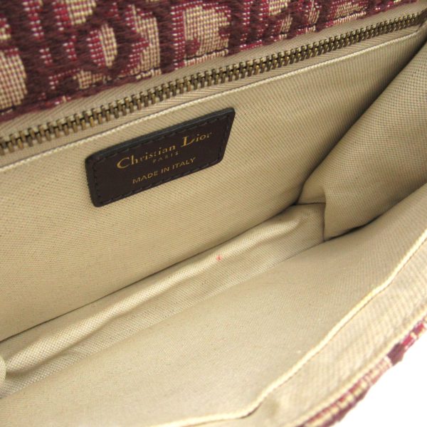 2101217645225 6 Dior Diordict Shoulder Bag Canvas Bordeaux Red