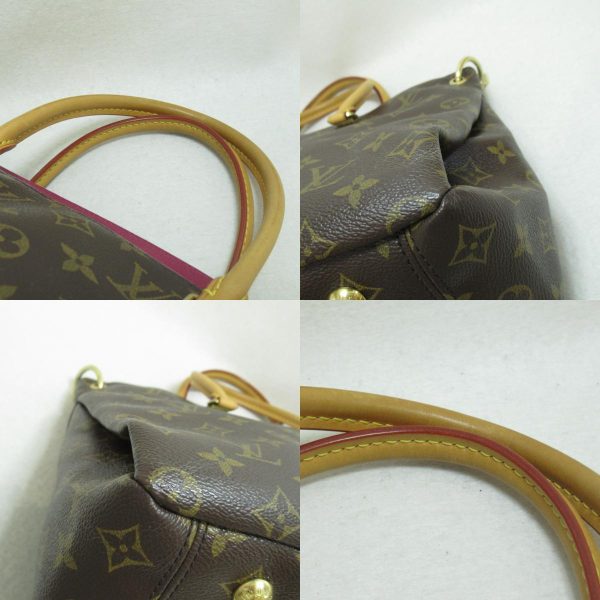 2101217724951 9c Louis Vuitton Pallas Tote Bag Brown