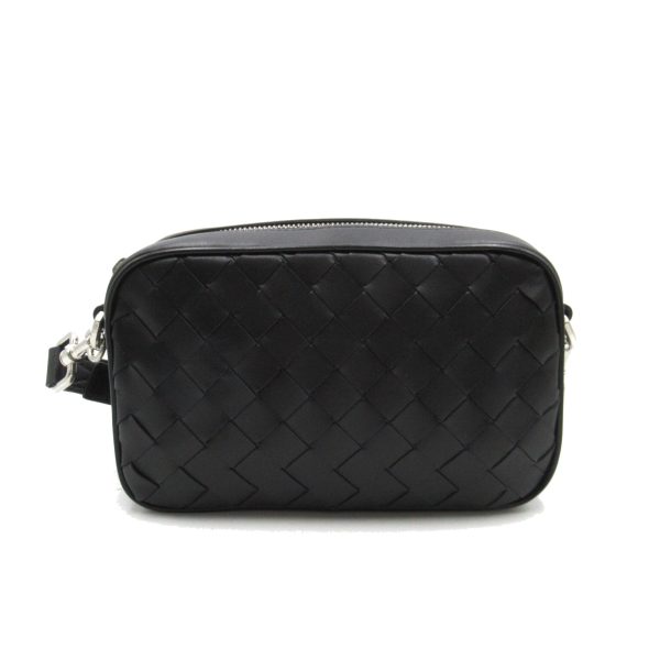 2101217749732 2 Bottega Veneta Mini Intrecciato Camera Bag Leather Black