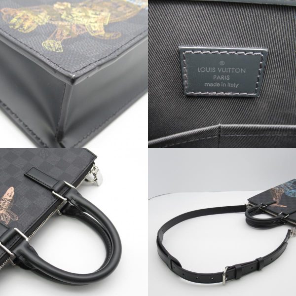 2101217755443 9c Louis Vuitton Sac Pla Messenger Shoulder Bag Black