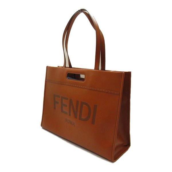 2101217755849 4 Fendi Shopping Bag Tote Bag Leather Series Brown