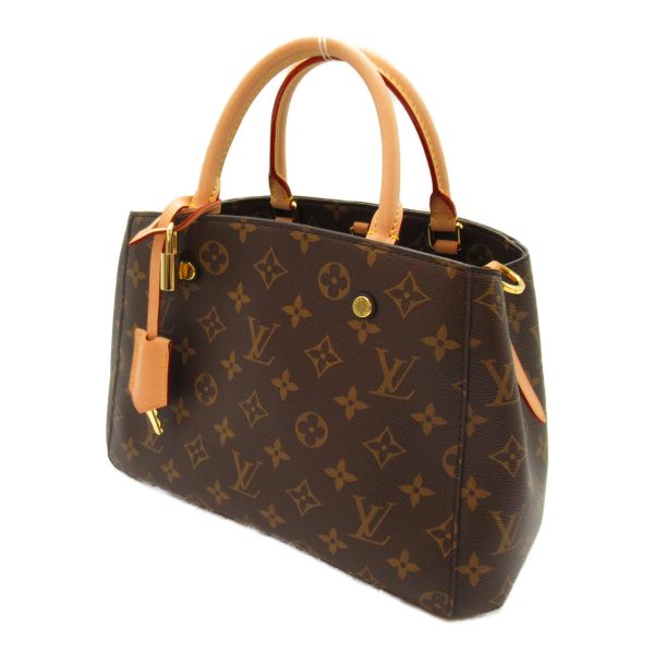 2101217755863 4 Louis Vuitton Montaigne BB Tote Bag Brown