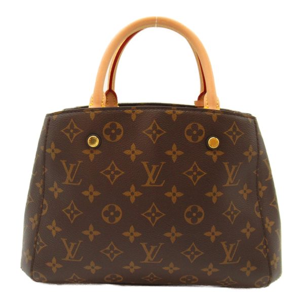 2101217755863 5 Louis Vuitton Montaigne BB Tote Bag Brown