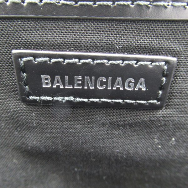 2101217766487 7 Balenciaga Navy Small Cabas Tote Bag Canvas Series Black