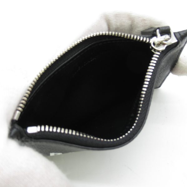 2101217766784 4 Balenciaga Key Ring with Strap Card Case Caviar Skin Black