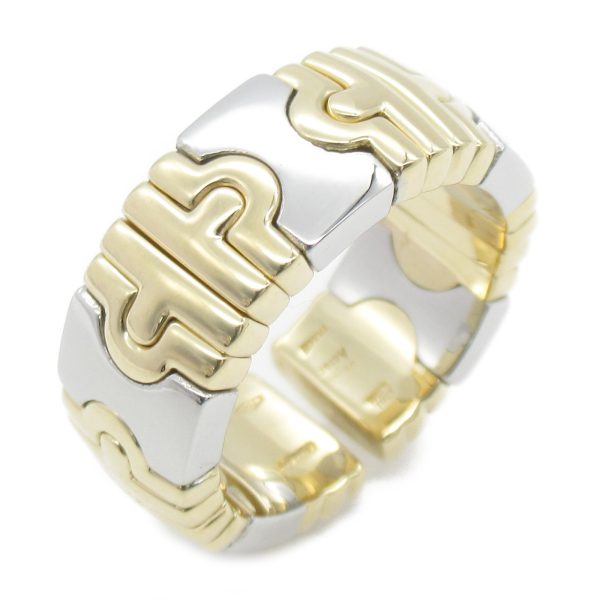 2101217769433 1 Bvlgari Parentesi Ring K18 Yellow Gold Stainless Steel