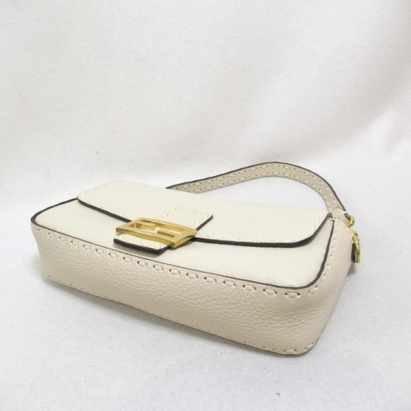 2101217769785 5 Fendi 2way Shoulder Bag Leather Beige