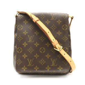 2101217769921 1 Louis Vuitton Damier Duomo Hand Bag Ebene Gold Metal Fittings