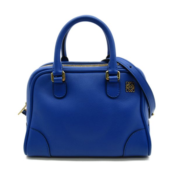 2101217770828 1 Loewe Amazona 75 Handbag Bag Lambskin Blue