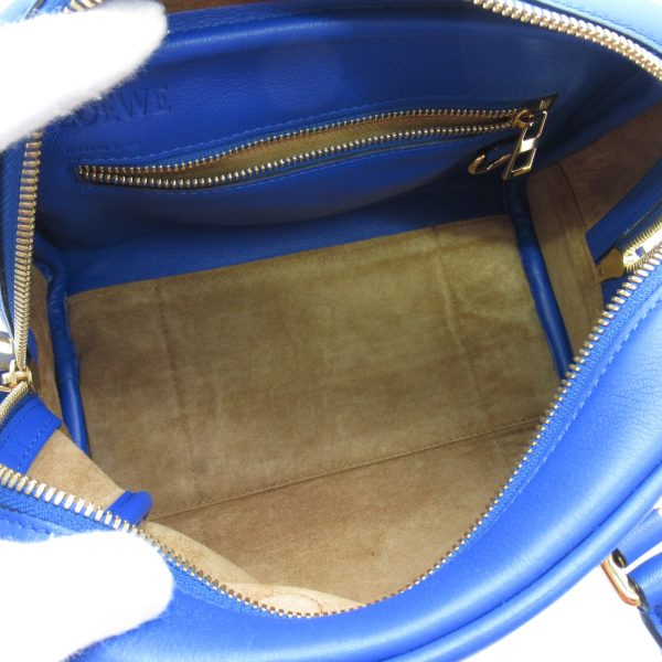 2101217770828 10 Loewe Amazona 75 Handbag Bag Lambskin Blue