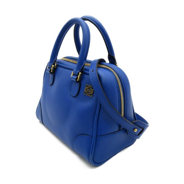 2101217770828 2 Loewe Amazona 75 Handbag Bag Lambskin Blue