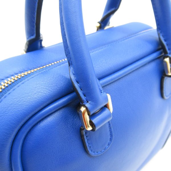 2101217770828 7 Loewe Amazona 75 Handbag Bag Lambskin Blue