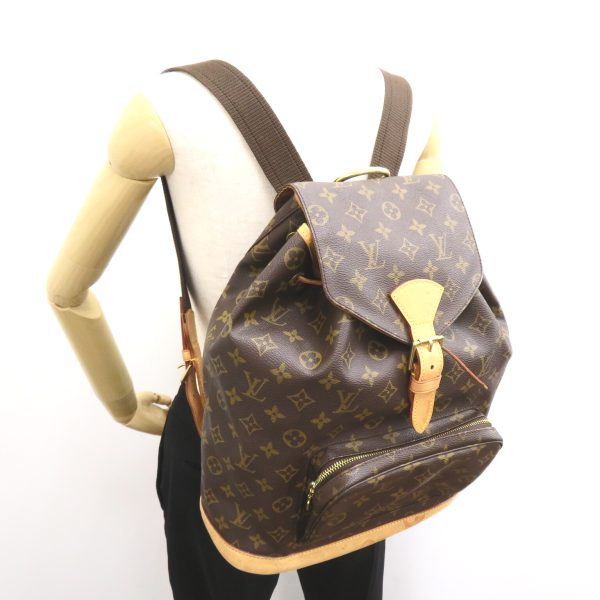 2101217771979 6 Louis Vuitton Montsouris GM Rucksack Brown