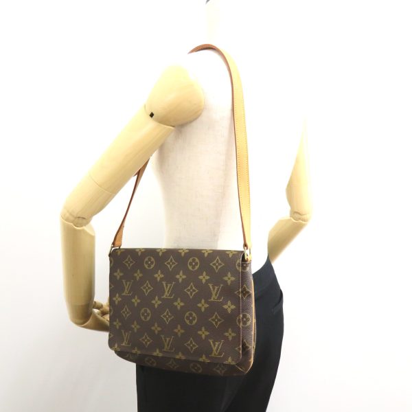 2101217772143 4 Louis Vuitton Musette Tango Shoulder Bag Brown