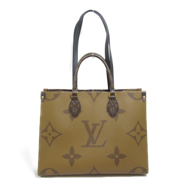 2101217772587 3 Louis Vuitton On the Go MM Tote Bag Brown