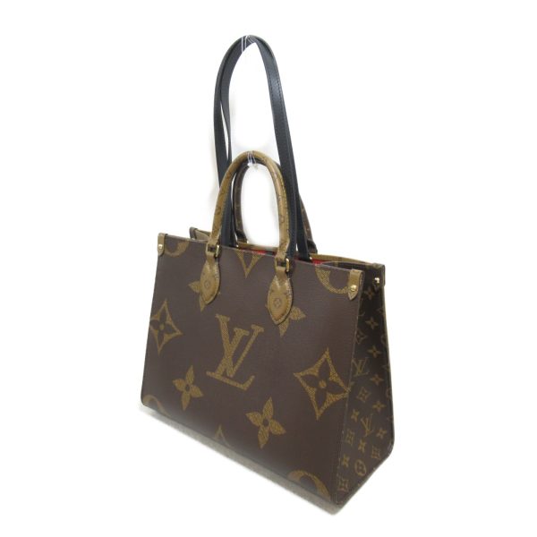 2101217772587 4 Louis Vuitton On the Go MM Tote Bag Brown