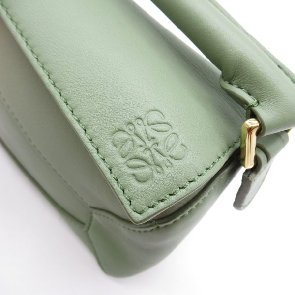 2101217772839 7 Loewe 2Way Shoulder Bag Leather Green