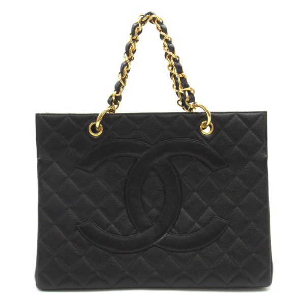 2101217786355 1 Chanel Chain Tote Bag Caviar Skin Black