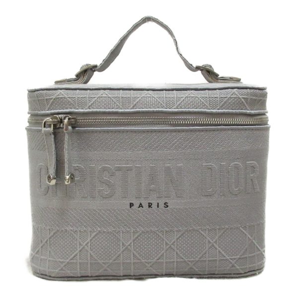 2101217786645 2 Dior Vanity Bag Canvas Gray