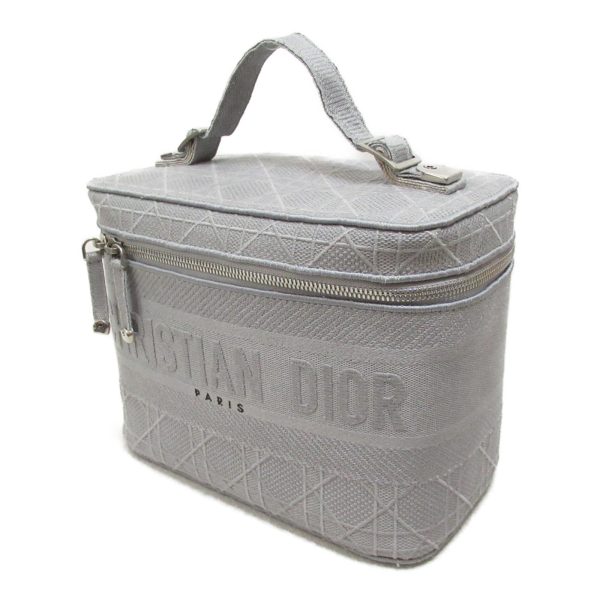 2101217786645 4 Dior Vanity Bag Canvas Gray