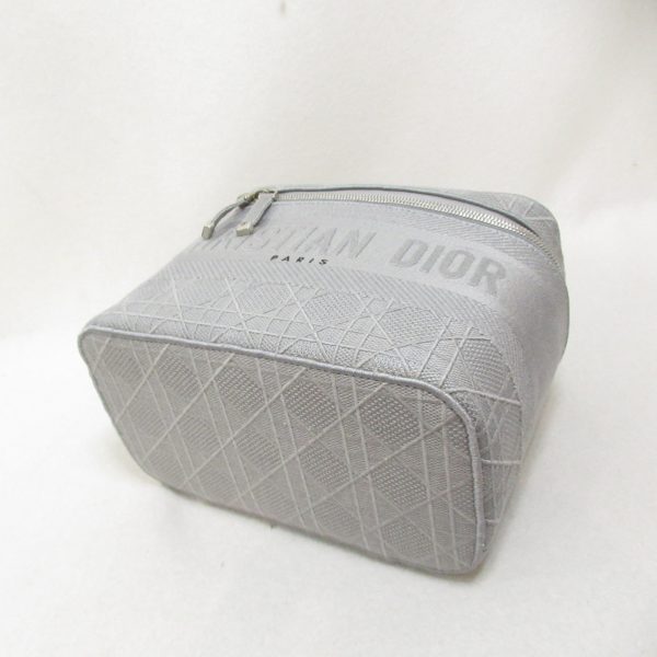 2101217786645 5 Dior Vanity Bag Canvas Gray