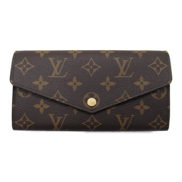 2101217808026 5 Louis Vuitton Sarah Bifold Long Wallet Brown