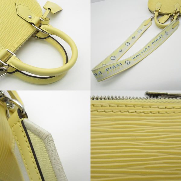 2101217816595 10c Louis Vuitton Alma BB Shoulder Bag Calf Yellow