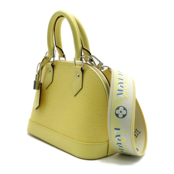 2101217816595 2 Louis Vuitton Alma BB Shoulder Bag Calf Yellow