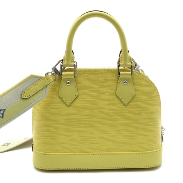 2101217816595 3 Louis Vuitton Alma BB Shoulder Bag Calf Yellow