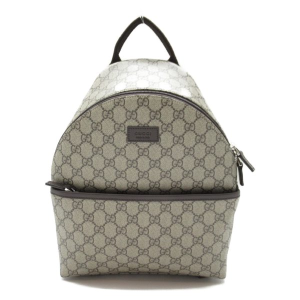 2101217816731 1 Gucci Double G Geometric Backpack GG Canvas Brown