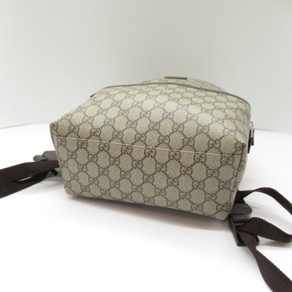 2101217816731 5 Gucci Double G Geometric Backpack GG Canvas Brown