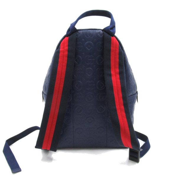 2101217817103 2 Gucci Kids Backpack PVC Coated Canvas Blue